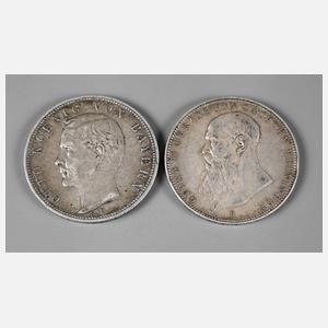Zwei Münzen Deutsches Reich