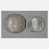 Zwei Münzen Sachsen111