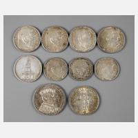 Münze Preußen und Posten Reichsmark111