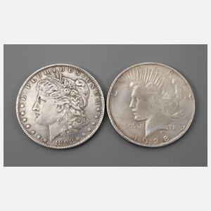 Zwei Dollarmünzen USA