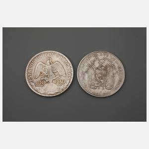 Zwei Münzen Amerika