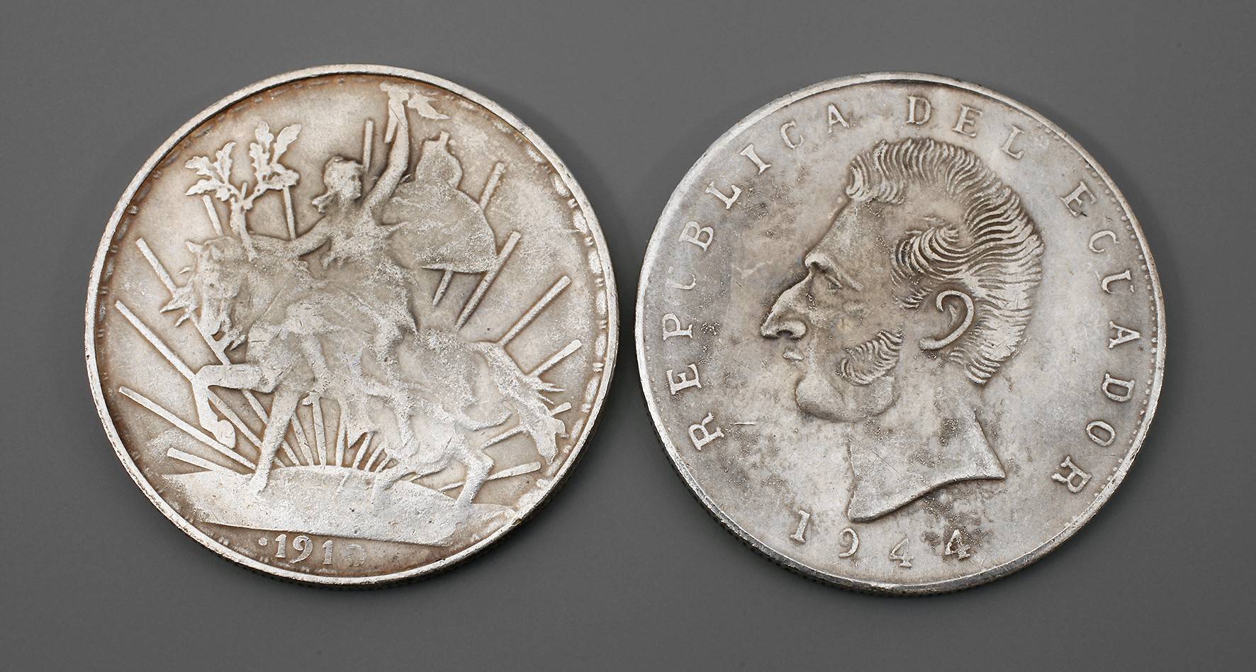 Zwei Münzen Amerika