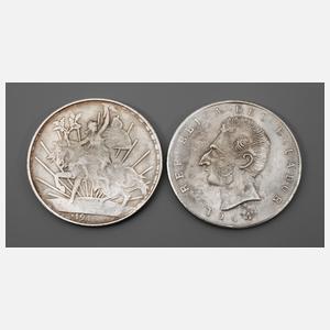 Zwei Münzen Amerika