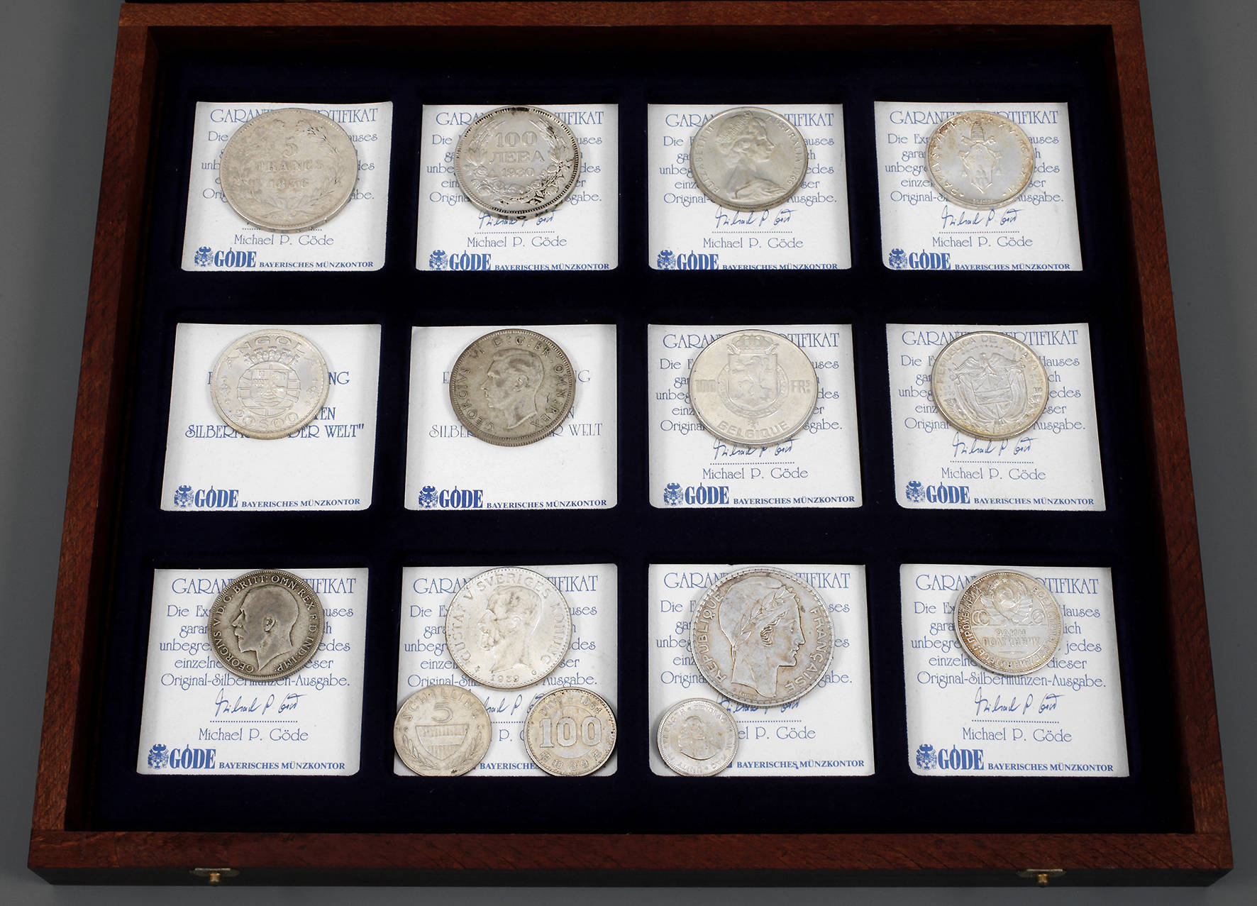 Konvolut Silbermünzen international