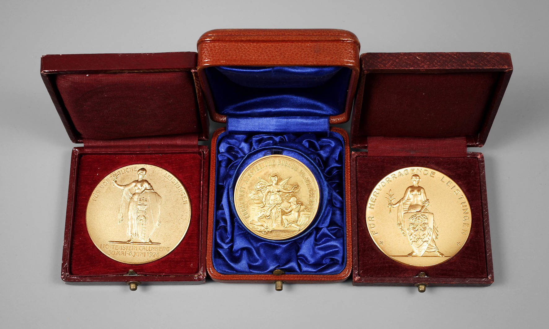 Drei Medaillen Gastgewerbe