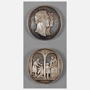 Schwere Silbermedaille Sachsen