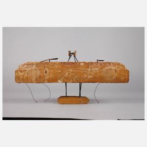 Flugzeugmodell als Doppeldecker