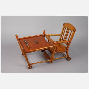 Käthe Kruse Mädchen und Naether Hochstuhl