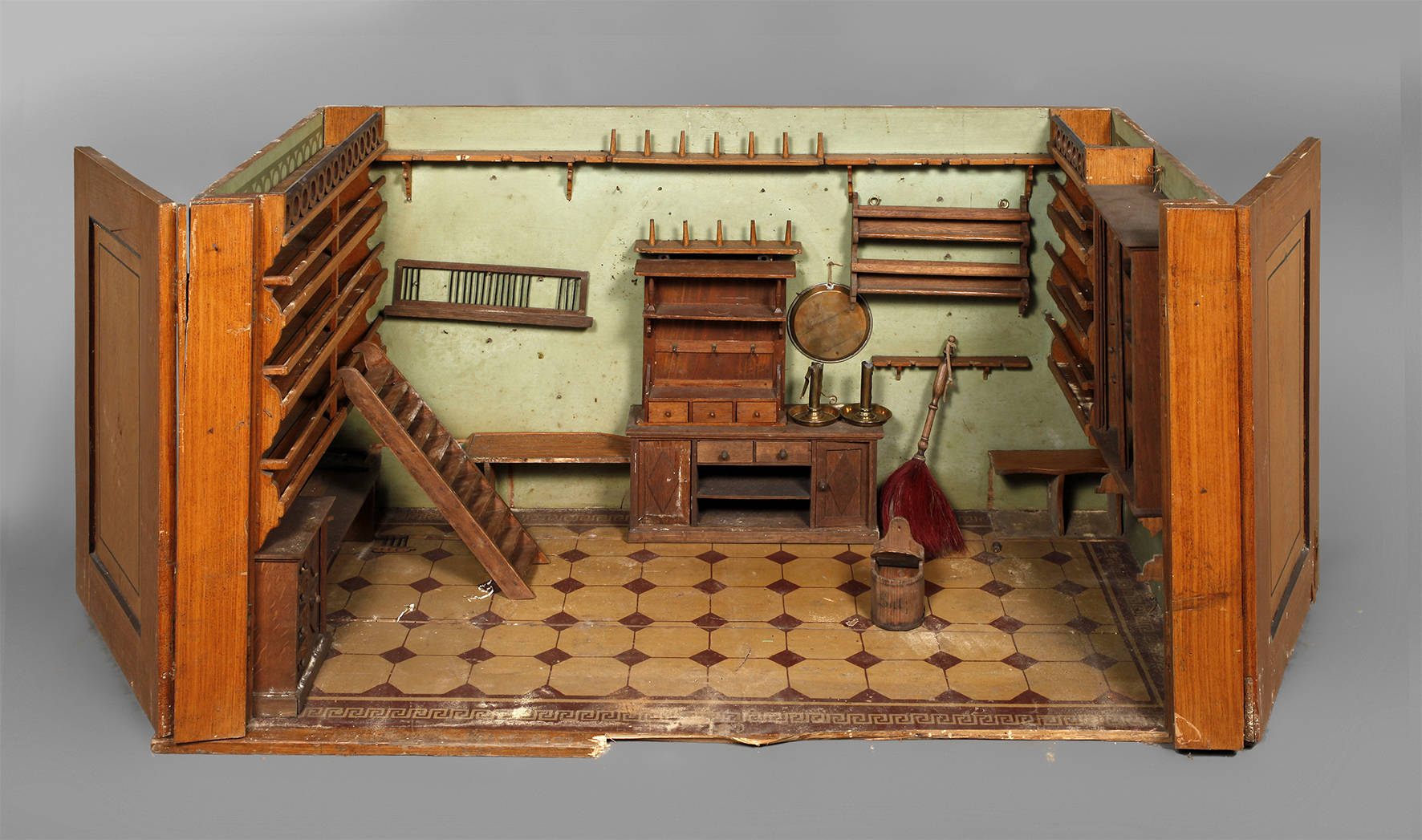 Große frühe Rauchfangküche