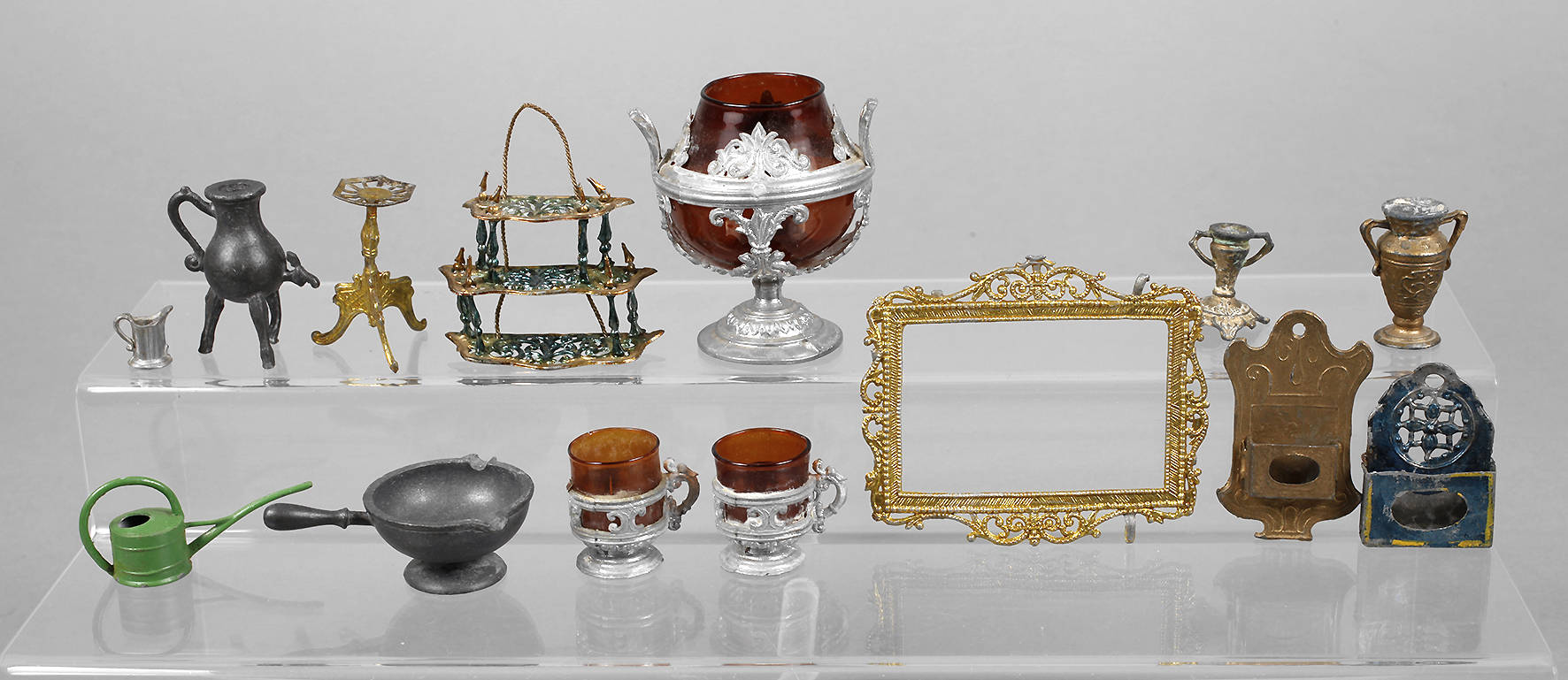 Konvolut Puppenstubenzinn