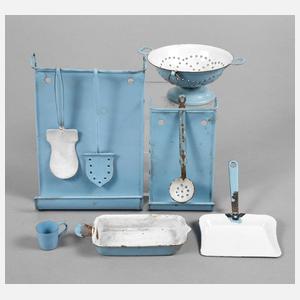 Konvolut Emailgeschirr