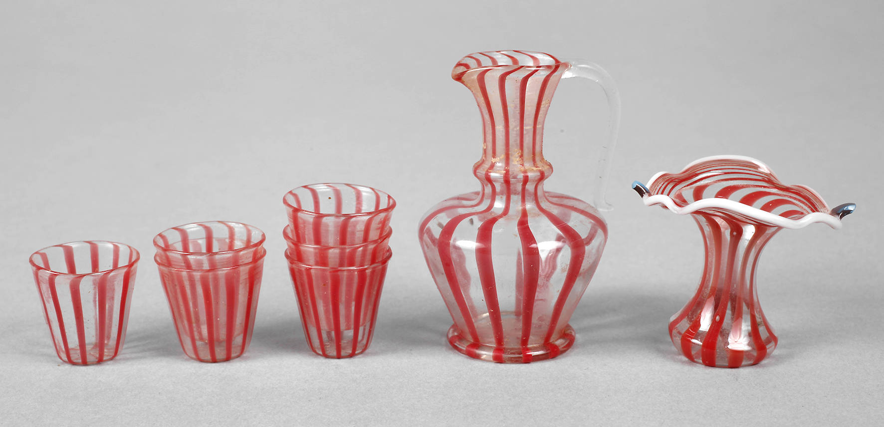 Lauscha Fadenglas-Gläserset