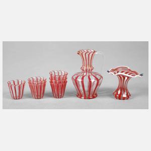 Lauscha Fadenglas-Gläserset