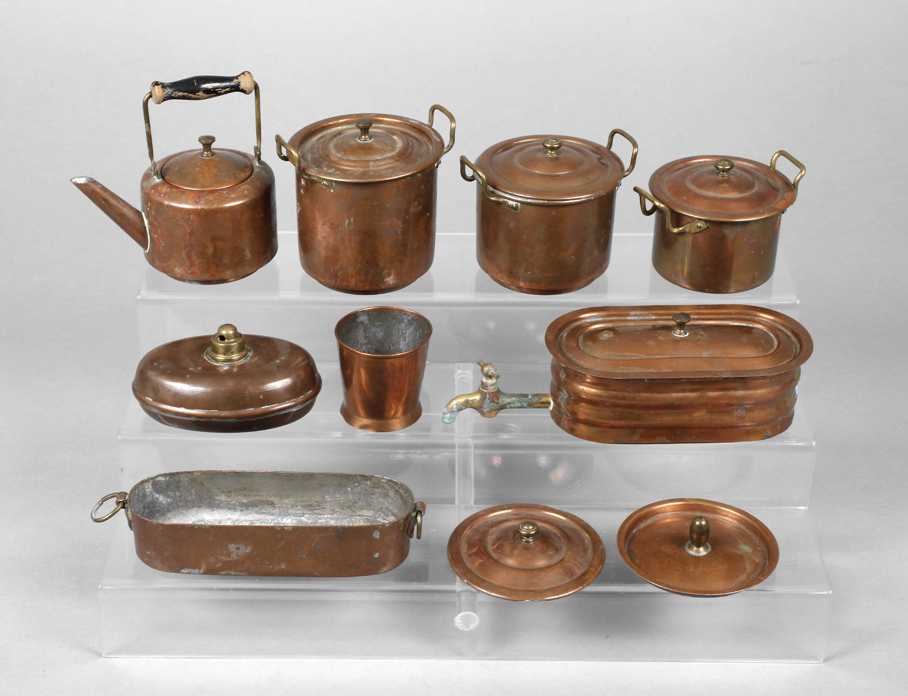 Konvolut Kupfergeschirr
