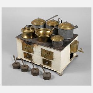 Puppenherd mit Zubehör