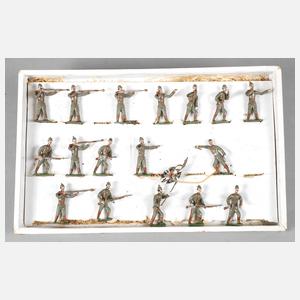Georg Heyde Zinnfiguren ”Preuss. Linie Sturm Feuer”