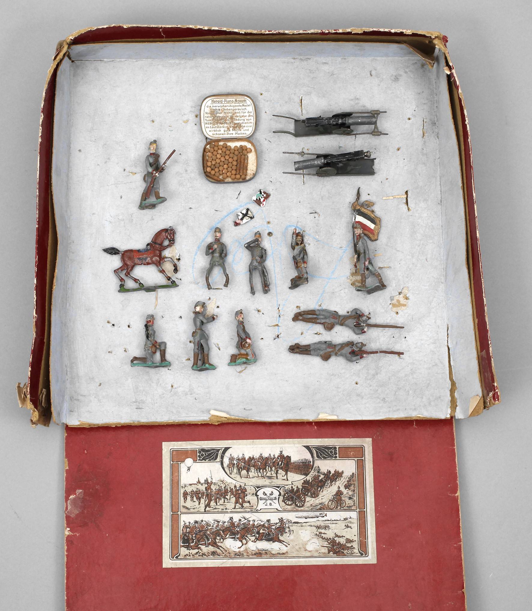 Zinnfiguren als preußische Infanterie