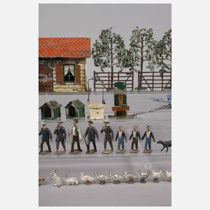 Großer Miniatur-Bauernhof