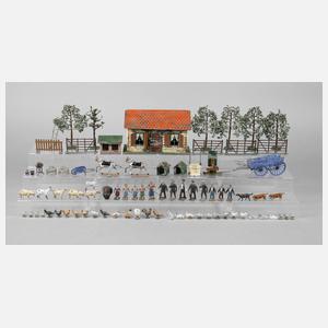 Großer Miniatur-Bauernhof