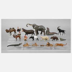 Konvolut Lineol Wildtiere