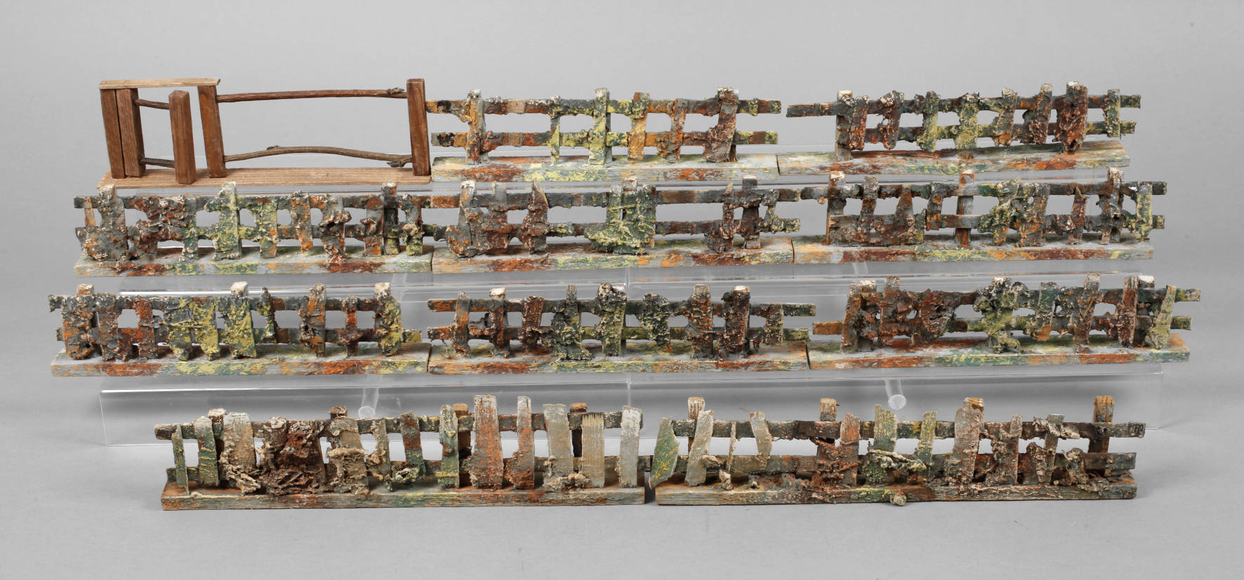 Elastolin Zaunanlage