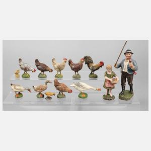 Elastolin Bauernhoffiguren