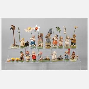 Wendt & Kühn Konvolut Blumenkinder und Freunde