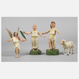 Konvolut Krippenfiguren Erzgebirge