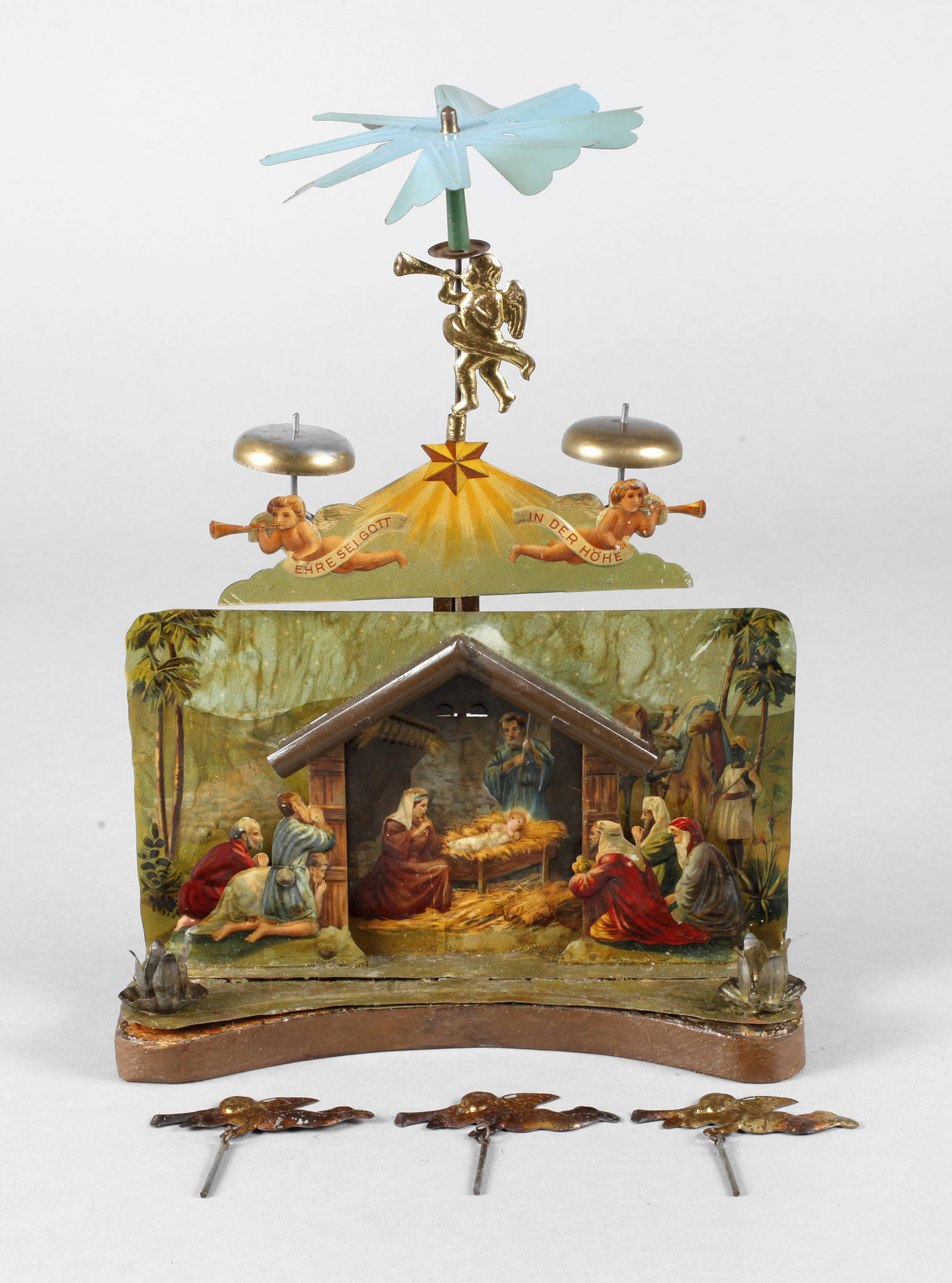 ”Weihnachts-Krippe mit Engelsgeläut Posaunenchor”