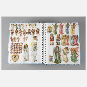 Sammelalbum Glanzbilder zur Weihnachtszeit