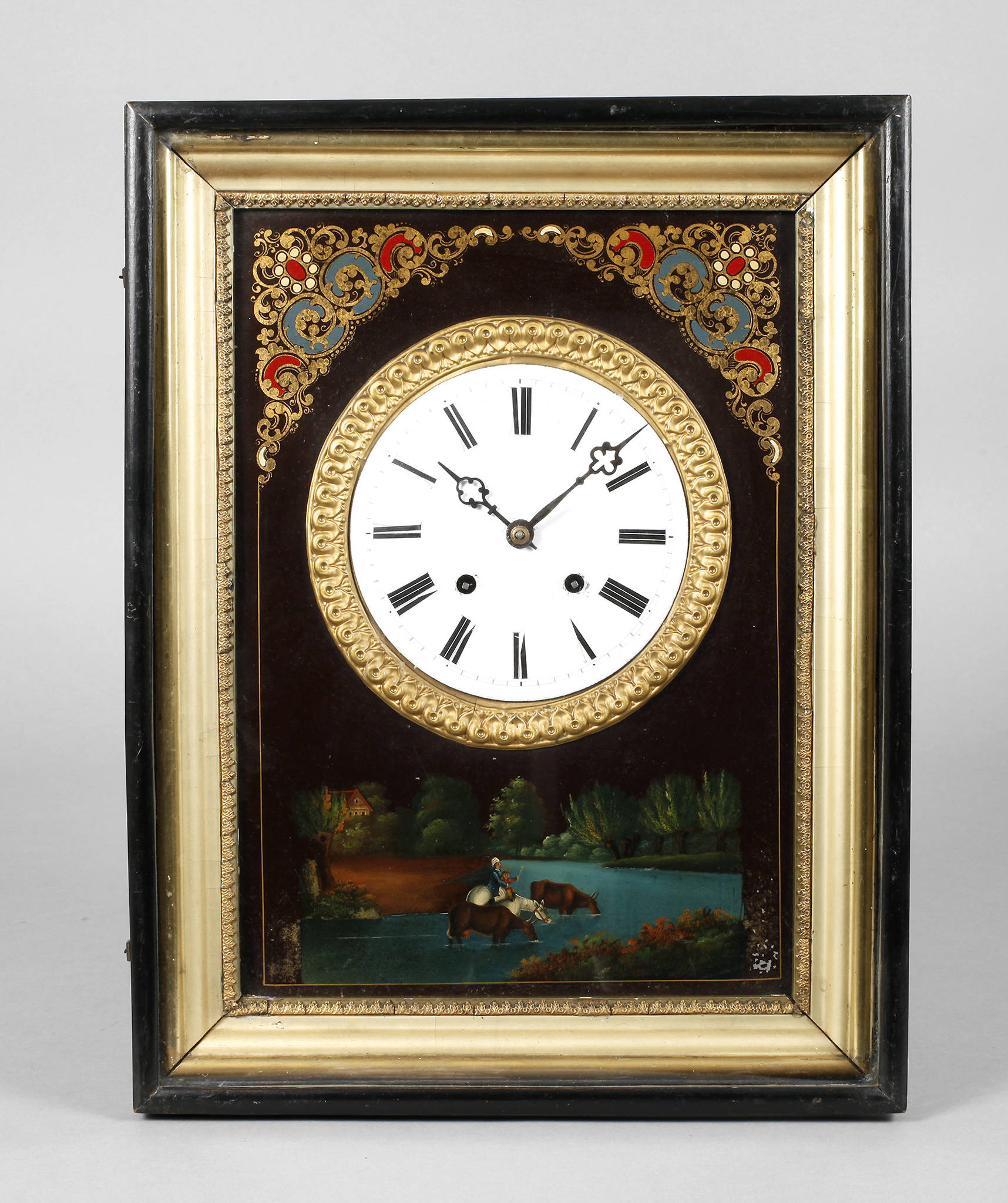 Biedermeier-Rahmenuhr