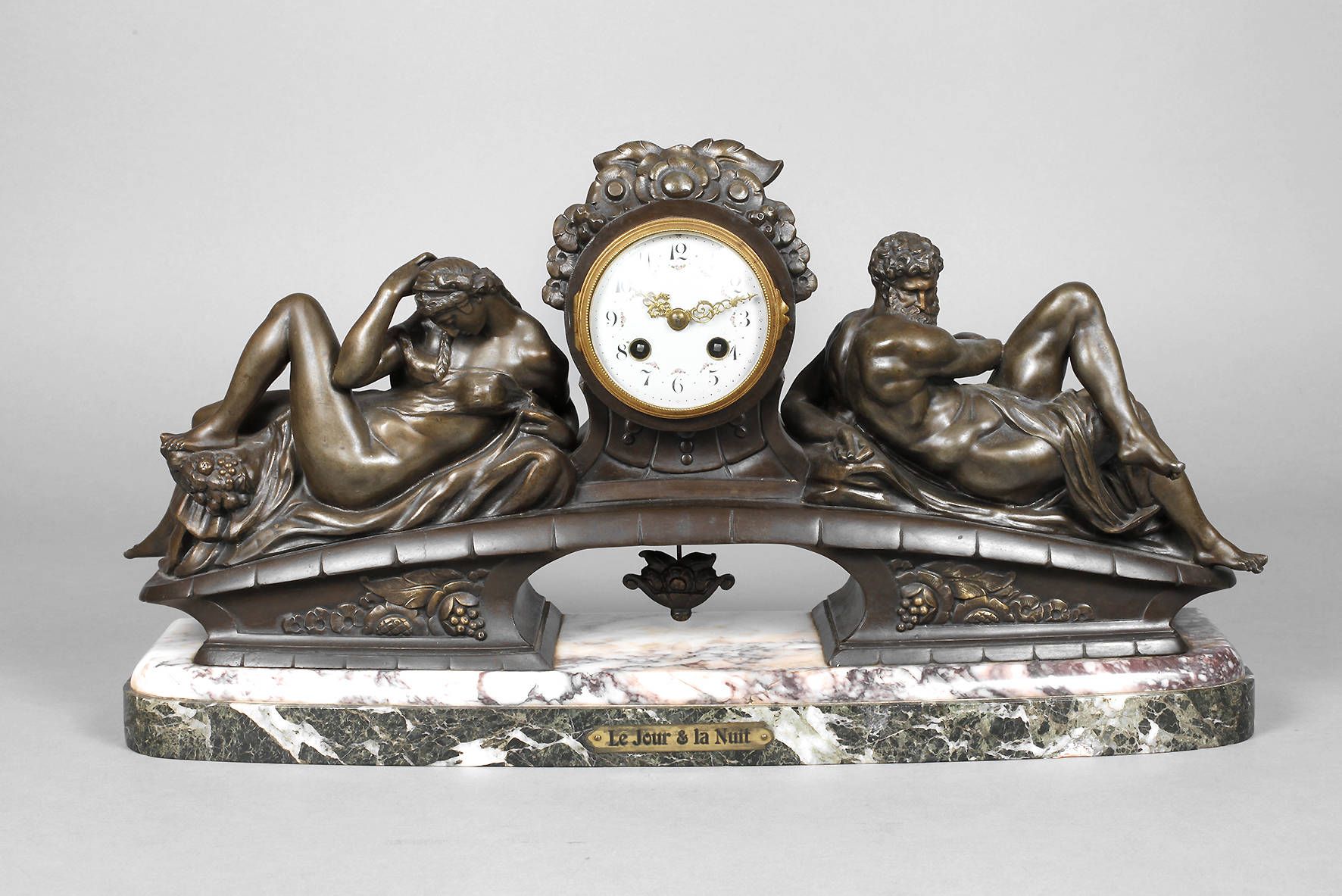 Figurenpendule nach Michelangelo