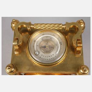 Reiseuhr mit Thermometer