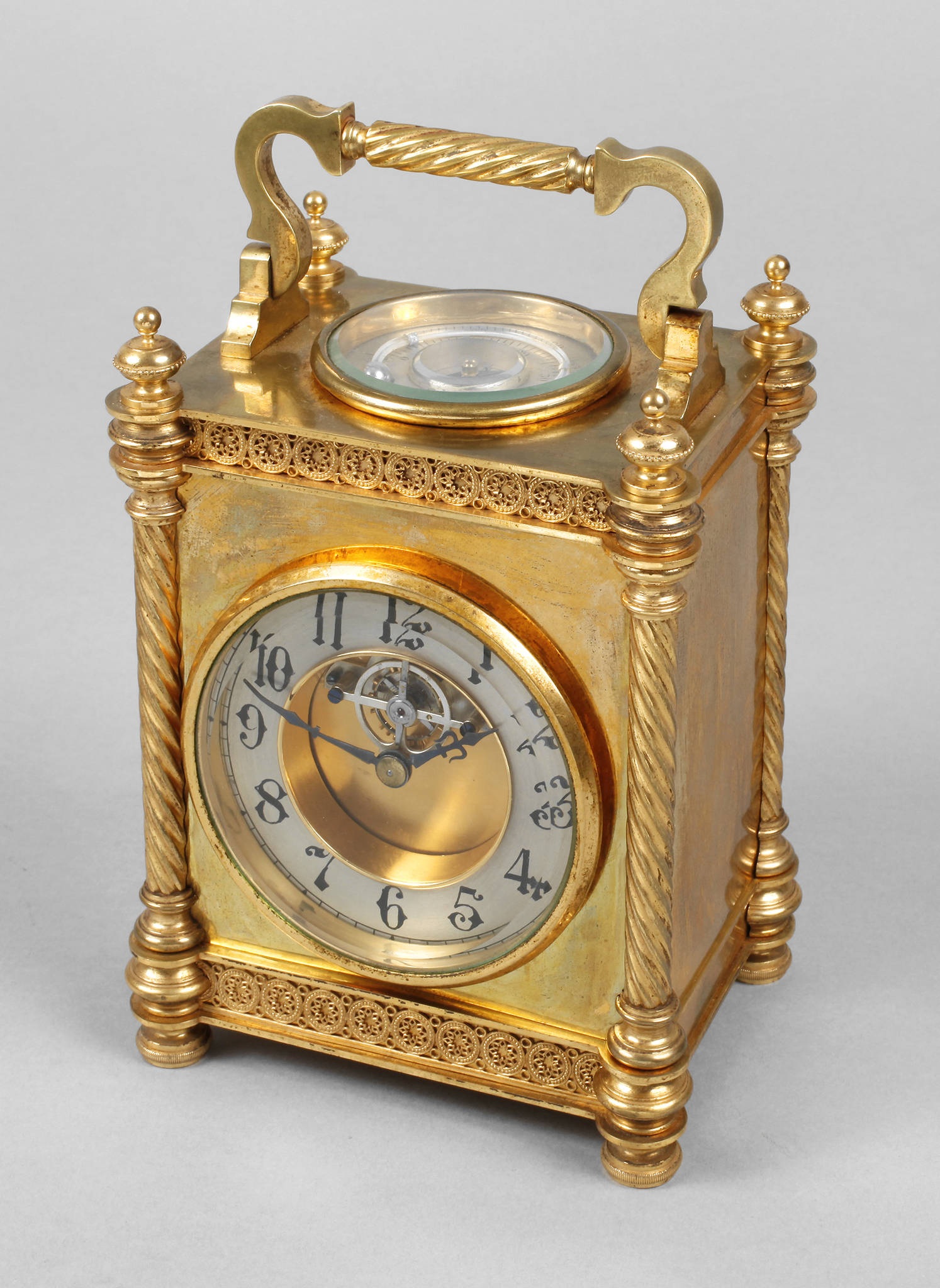 Reiseuhr mit Thermometer