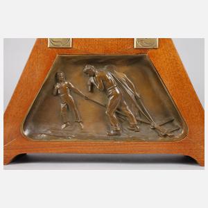 Lenzkirch Jugendstil-Tischuhr