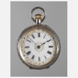 Damentaschenuhr Silber