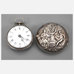 Feine Spindeltaschenuhr