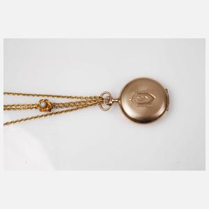 Damenhängeuhr Gold