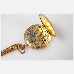 Damenhängeuhr Gold