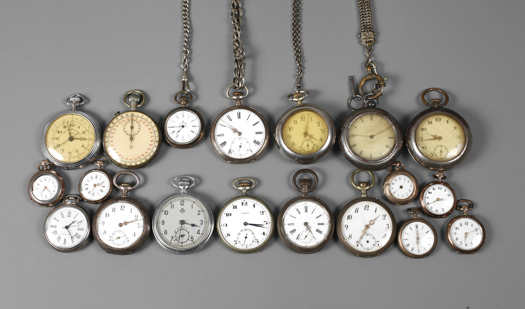 Konvolut Taschenuhren