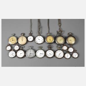 Konvolut Taschenuhren