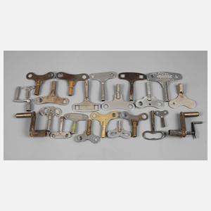 Konvolut Uhrenschlüssel