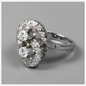 Brillantring Weißgold