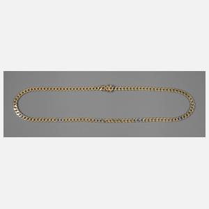 Flache Goldkette