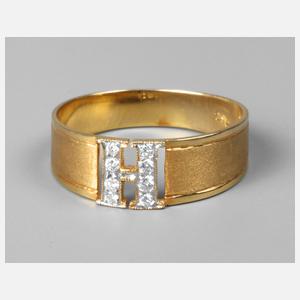 Buchstabenring ”H”