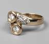 Ring Gelbgold mit Diamanten und Brillanten