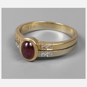 Goldring mit Rubin