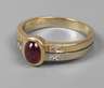 Goldring mit Rubin