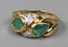 Damenring Smaragd/Brillant