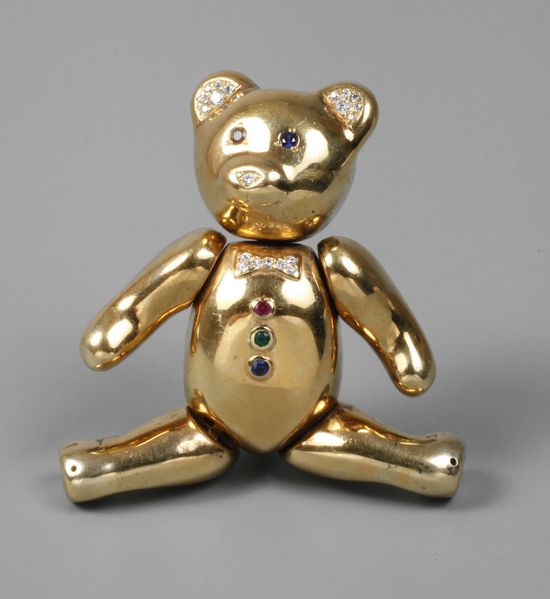 Brosche/Anhänger als Teddybär